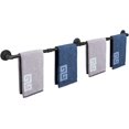 thumbnail image 1 of NearMoon Industrial Pipe Towel Bar, Heavy Duty Bathroom Hardware Towel Holder Accessory, Wall Mounted DIY Rustic Iron Bathroom Towel Rack Holder (60 Inch, Black), 1 of 6