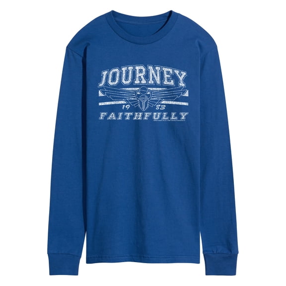 Journey - Faithfully - Men's Long Sleeve Graphic T-Shirt