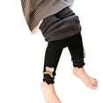 thumbnail image 3 of Toddler Kids Baby Girls Cotton Thick Lined Warm Leggings Knitted Pantihose Stretchy Basic Ninth Pants Pantyhose For Winter Stocking, 3 of 5