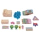 thumbnail image 2 of Juego de bloques de construcción de madera para niños, juguete educativo de bloques de construcción de casa con dibujos animados bonitos, 2 of 8