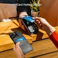 thumbnail image 6 of Luckycoin Leather Case for iPhone 15 Pro Max Protective Phone Cover with ID Credit Card Holder Slots - Black, 6 of 7