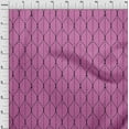 thumbnail image 4 of oneOone Rayon Purple Fabric Geometric Ogee Sewing Material Print Fabric By The Yard 56 Inch Wide, 4 of 4