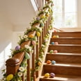 thumbnail image 4 of Votnto 72.8in Easter Eggs Vines Rattan Door Decorations, Spring Door Wreath with Colorful Eggs for Front Door Easter Summer Farmhouse Holiday Wall Home Window Decor, 4 of 6