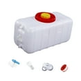 thumbnail image 2 of Kit de contenedor de agua, tanque dispensador de agua, gran capacidad, a prueba de fugas, jarra de camping, portátil para mochileros, viajes, pesca, 150 litros, 2 of 8