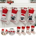 thumbnail image 3 of Christmas Stockings Cat And Dog Paw Christmas Tree Pendant Christmas Decorations Christmas Socks Gift Bag, 3 of 3