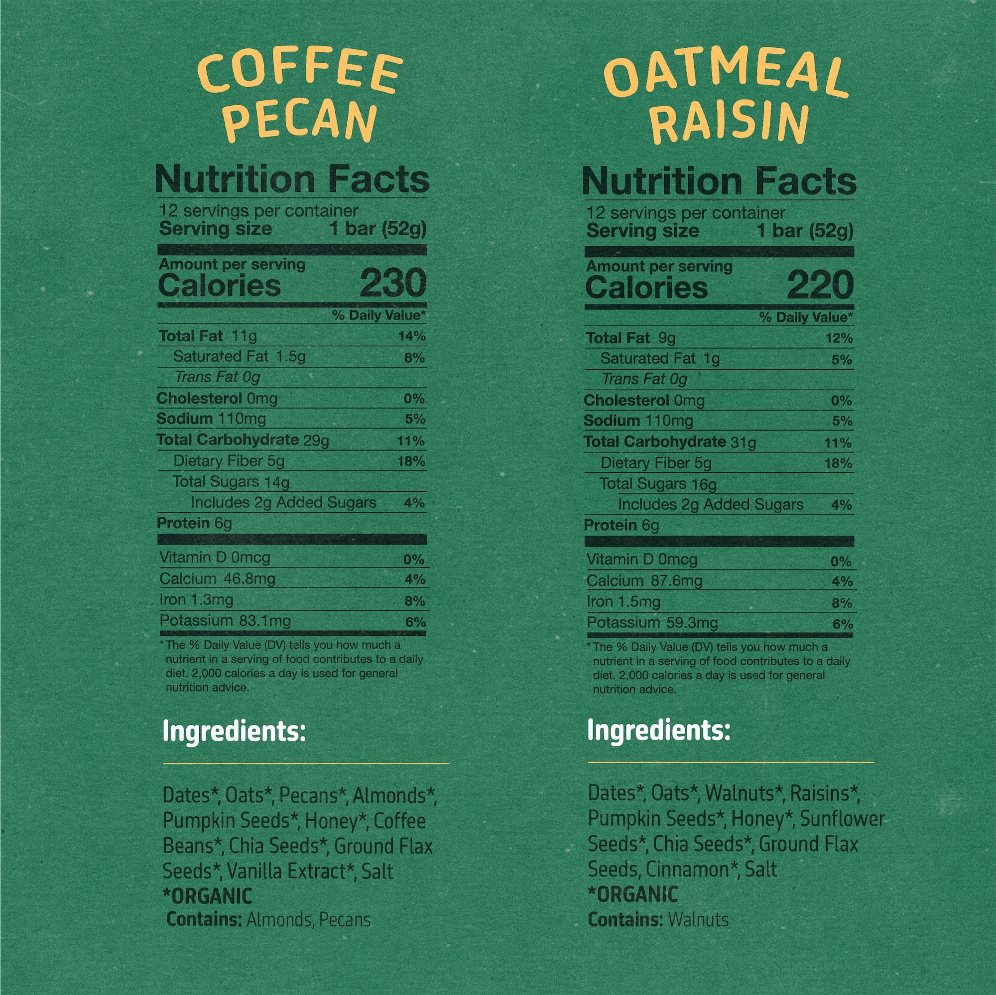 BAR-U-EAT Gluten-Free, Organic, Soft & Chewy Energy Bar. Whole Food Ingredients | Compostable Packaging | No Artificial Sugar | Healthy Snacks (Variety 12 Pack)