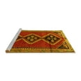 thumbnail image 2 of Ahgly Company Machine Washable Indoor Round Persian Yellow Traditional Area Rugs, 7' Round, 2 of 4