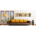 thumbnail image 6 of Asian Decor Oriental Wall Art Canvas Print Chinese Painting Pictures Room Decor for Bedroom Aesthetic Wall Decorations for Living Room 12X12 4 Pcs/Sets Stretched and Framed Artwork, 6 of 6
