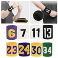 thumbnail image 2 of Yokua Wrist Sweatbands Figure Wristbands Athletic Sweat Bands for Sports Tennis Gym, 2 of 16