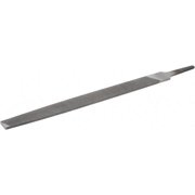 Nicholson 10" Long, Smooth Cut, Flat American-Pattern File Double Cut, 1/4" Overall Thickness, Tang