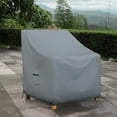 thumbnail image 6 of COVERS&ALL Outdoor Chair Covers, Made of 18 Oz Waterproof & UV-Resistant Cover Tuff Fabric, Suitable for Indoors/Outdoors (34"H x 33"D x 31"W, Grey), 6 of 7