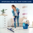 thumbnail image 7 of DSV Standard Floor Squeegee for Concrete Floor, 17.5" Large Floor Squeegee Broom for Floor, Heavy Duty Floor Squeegee for Tile Floor with 62" Handle for Garage, Deck, Bathroom, Window, Glass, 7 of 7