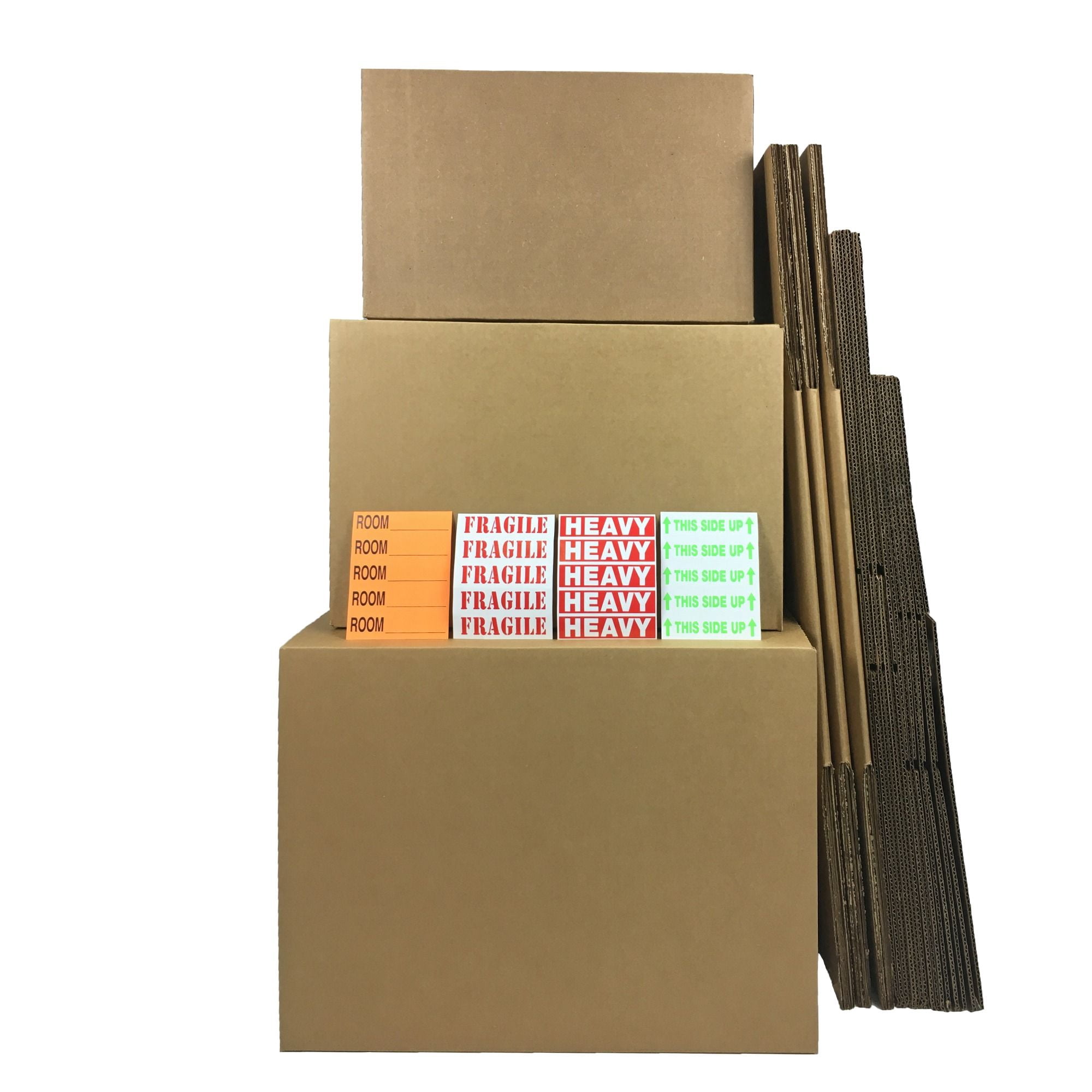 ValueSupplies by uBoxes Moving Kit #2 - 14 Combo of Small, Medium, Large Boxes and Labels