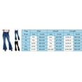 thumbnail image 3 of Vedolay Pants Women Stretch Denim Skinny Drawstring Jeans Pants Trousers Blue,L, 3 of 5