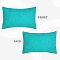 thumbnail image 2 of Sikiie water droplets Print Plush Pillow Cover, Wrinkle-proof and Stain-resistant Pillow Protector without Pillow Core, Home Decoration-14"x20", 2 of 6