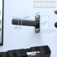 thumbnail image 3 of Synergee Weight Plate Storage Pegs. Wall Mounted Storage, 2" Opening Weight Holder. 275lb Capacity Gym Storage Rack. Two Pegs., 3 of 7