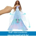 thumbnail image 5 of Disney The Little Mermaid Transforming Ariel Fashion Doll, Switch from Human to Mermaid, 5 of 7