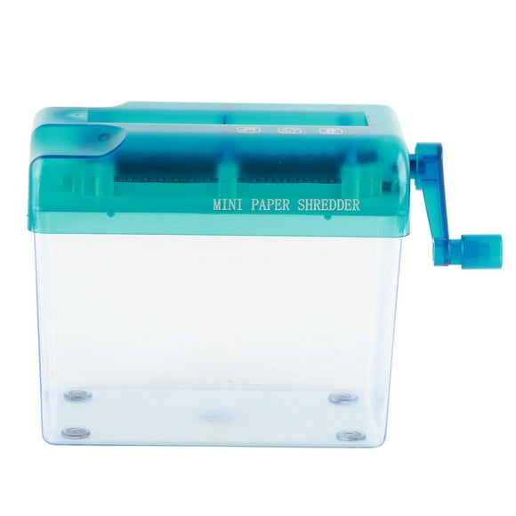 Mini Manual Paper Shredder Desktop Hand Shredder with Anti Slip Pads