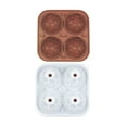 thumbnail image 1 of Moldes grandes para cubos de hielo de whisky - 4 bandejas de hielo de silicona gigantes para cócteles, bourbon y bebidas con cubos de fusión lenta, diseño sin derrames y liberación fácil, 1 of 2