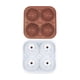 thumbnail image 3 of Molde de silicona de 1 pieza con forma de balón de fútbol para cubitos de hielo,ideal para cócteles de whisky. Bandeja grande para cubitos de hielo con tapa,apta para congelador (negro). Rkxzt, 3 of 8