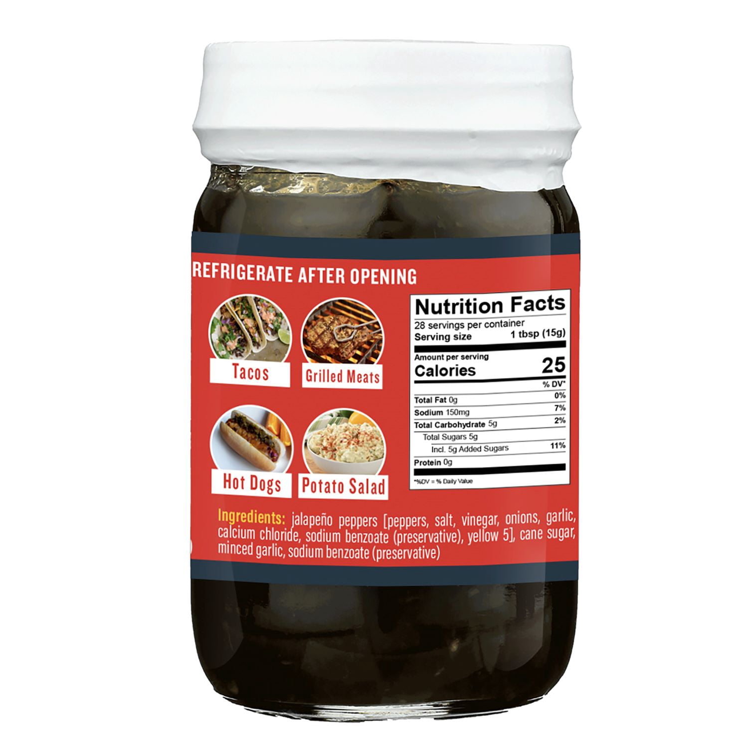 (2 pack) Ragin' Cajun Sweet Jalapeno Relish 15oz