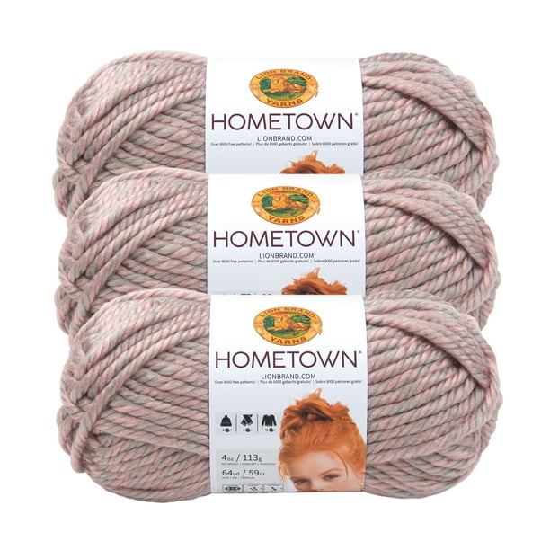 Lion Brand Yarn Hometown Palm Spring sBulky Acrylic Multicolor Yarn 3