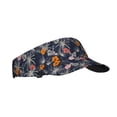 thumbnail image 2 of Yiaed Hawaiian Style Print Sport Sun Visor Hats Adjustable Empty Top Baseball Cap Cotton Ball Caps for Women and Men, 2 of 5