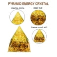 thumbnail image 3 of Pirámide de orgón para energía positiva, pirámides curativas para reducir el estrés Chakra Reiki curación meditación atrae suerte y éxito, 3 of 5
