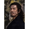 thumbnail image 3 of Póster de arte de guerrero Bushido Vagabond de Miyamoto Musashi, manga de anime japonés vintage, pintura en lienzo, impresiones de pared, imagen para decoración del hogar, 3 of 5