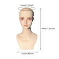 thumbnail image 7 of yotijay Female Mannequin Head with Makeup Eyelash Extension Display Rack Wig Display for, 7 of 7