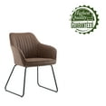 thumbnail image 6 of Porthos Home Kylo PU Leather Upholstered Dining Chair with Metal Legs, 6 of 6