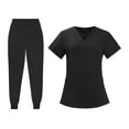 thumbnail image 3 of Conjunto de uniforme de enfermería para mujer, pantalones, ropa de trabajo uniforme para enfermeras SG Yuyangstore uniforme de mujer, 3 of 7