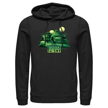 Men's Star Wars: The Book of Boba Fett The Hutt Twins  Pull Over Hoodie Black Large