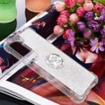 thumbnail image 7 of Glitter Clear Sparkly Bling Case for Samsung Galaxy S23 5G for Women Girls, Flowing Liquid Quicksand Cover with Diamond Ring Holder Case for Samsung Galaxy S23 5G  Colorful, 7 of 7