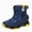 Dark Blue, variant on NOLDARES Kids Toddler Snow Boots Boys Girls Winter Boots,Y139-Black
