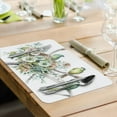thumbnail image 6 of CounterArt "Mint Crush" 4-Pack Reversible Flexible Plastic Tabletop Placemats, 6 of 8