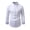 White, variant on UVEASISHA Slim Fit Dress Shirts for Men Business Casual Office Shirt Cotton Long Sleeve Collared Shirts Solid Color Stylish Wedding Party Shirt Gray L