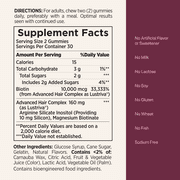 Natures Bounty Hair Growth Gummies with Biotin, Silicon & Arginine Healthy Hair Beauty Supplement, Peach Mango Flavor, 60 Count