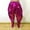 Hot Pink, variant on Kids Metallic Harem Dance Pants â Loose Fit Hop Streetwear for Boys Girls â Shiny Foil Performance Trousers for Stage Dance (Ages 3-16 Years)