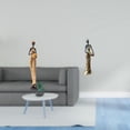 thumbnail image 2 of Estatua De Mujer Africana, Obra De Arte, Decoración Del Hogar, Escultura De Mujer Tribal Para Dormitorio, Mesa, TV, Mueble, Hoteles, Decoración Ligera, 2 of 8