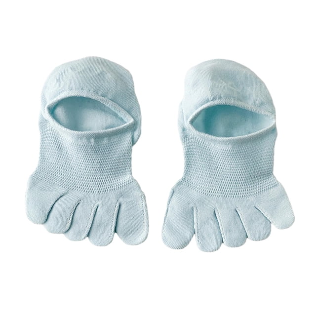1 par de calcetines con punta para mujer Salvador calcetines bajos suaves para correr azul
