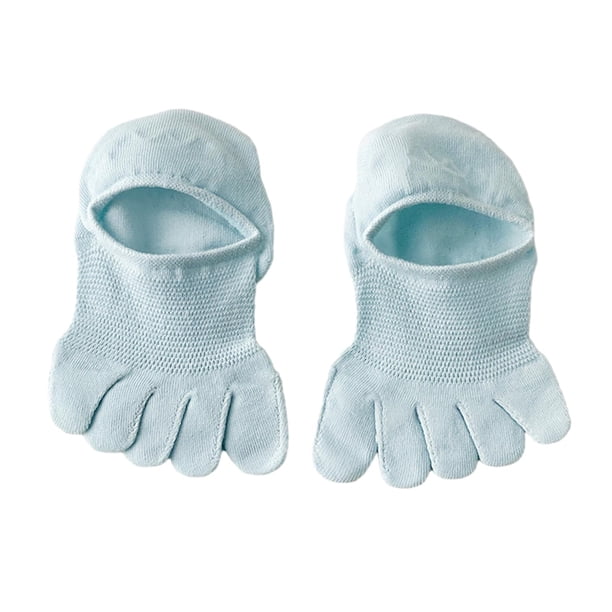 Calcetines de Barco Yinane para Mujer Corte Bajo Actividades Interiores Exteriores Azul