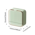 thumbnail image 3 of Jabonera con tapa abatible, sin taladros, para montar en la pared. Jabonera con tapa abatible y autodrenante para el baño, la bañera y la cocina. Organizador de jabones que ahorra espacio, 3 of 6