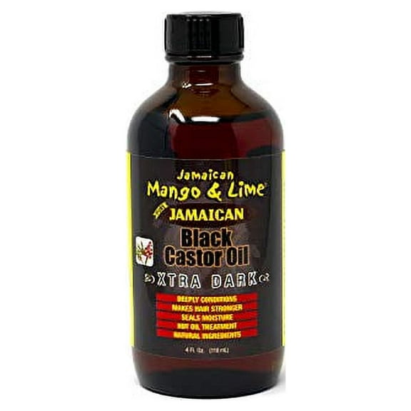 Jamaican Mango & Lime Black Castor Oil Xtra Dark, 4 oz, 6 Pack