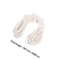 thumbnail image 2 of Toddmomy Outdoor Flagpole Rope Beige Cotton Material Halayrd for Secure Flag Lifting and Hanging Use, 2 of 5