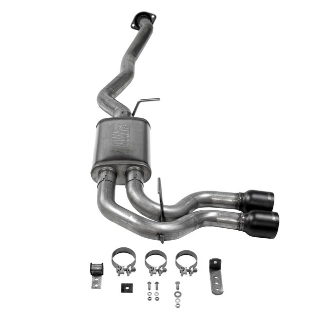 Flowmaster Kit Système d'Échappement 717990 FlowFX Cat-Back System; Acier Inoxydable 409S; avec Silencieux; Diamètre du Tube de 3 Pouces à 2 1/2 Pouces; Double Échappement avec Double Sortie; Double Sortie Latérale Extérieure