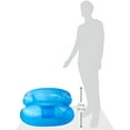 thumbnail image 2 of Blue Inflatable Chair Swimming Pool Floater - Arm & Back Rest Summer Party 36", 2 of 2