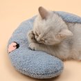 thumbnail image 3 of Almohada Para Mascotas En Forma De U, Almohada Para Perros, Cama Suave Para Mascotas, Almohada Elástica Para Gatos, Almohada Para Dormir Transpirable Para Gatos Para El Hogar 2 Uds. seitruly PT001082-00, 3 of 6