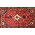 thumbnail image 1 of Ahgly Company Machine Washable Indoor Rectangle Traditional Rust Pink Area Rugs, 5' x 8', 1 of 7