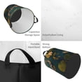 thumbnail image 2 of Balery Koi Pond Lilies Cesta de ropa redonda con asas, impermeable, independiente, para ropa, juguetes, dormitorio y familia-Small, 2 of 6